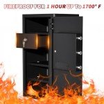Fireproof Large Safe with Digital Keypad Lock