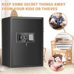 Large Fireproof Safe with Digital Keypad Security