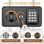 Fireproof and Waterproof Home Safe with Keypad