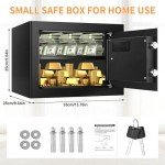 Fireproof and Waterproof Home Safe with Keypad
