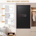 5.0 Cub Fireproof Digital Safe for Home Security