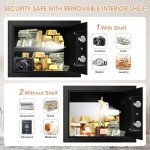 Small Fireproof Safe with Digital Keypad for Home