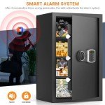 Large Fireproof Waterproof Home Safe with Keys