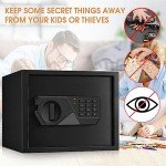 Small Fireproof Safe with Digital Keypad for Home