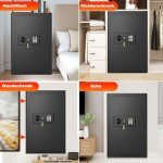 Large Fireproof Safe with Digital Lock & Bag