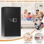 Large Fireproof Waterproof Home Security Safe