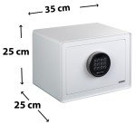 Genie Hand Electronic Safe with Key & Combo Lock