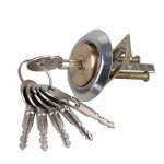 Euro Copper Round Rim Cylinder Door Lock Replacement