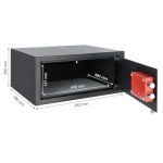 HomeSafe HV24K Key Lock Safe Box