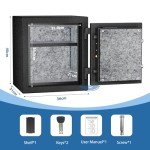 Fingerprint Fireproof Safe Box with Dual Alarm