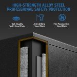 Fingerprint Fireproof Safe Box with Dual Alarm
