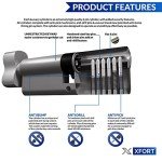 XFORT® High-Security Thumb Turn Euro Cylinder Lock