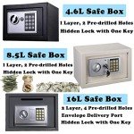 Lockable Digital Cash Safe Box for Home Security