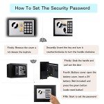 Lockable Digital Cash Safe Box for Home Security