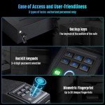 Biometric Gun Safe with Quick Access Locking