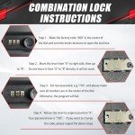 Portable Combination Safe Box for Valuables