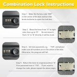 Portable Gun Safe with Combination Lock – Black