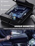 Portable Biometric Gun Safe for Travel and Vehicles