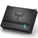 Dveron biometric Gun Safe for Handgun, Quick Access Fingerprint ≤0.1s Pistol Safe, Gun Lock Box Gun for Cloakroom Bedroom Nightstand and Car, Black Safe Box, Carbon Steel Construction