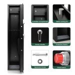 TANGZON Biometric 5-Gun Safe with Keypad Storage