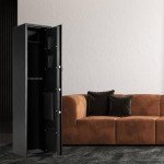 TANGZON 5-Gun Rifle Cabinet with Digital Lock