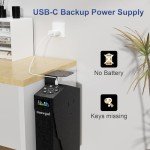 movgul Gun Safe Biometric Drop Down Bedside Gun Safe Quick Access Handgun Safe Mount Pistol Safe for Desk, Car, Nightstand