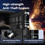 Grimtron Biometric Fingerprint Safe with Keypad