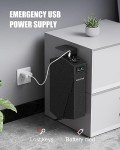 HOLEWOR Gun Safe, Biometric Pistol Safe Fingerprint Quick Access Drop Down Handgun Safe Single Mount Car Gun Safe for Vehicle Desk Bedside Nightstand