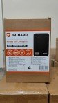 Brihard Portable Safe with Combination Lock, Security Case with Anti-theft Wire Rope for Travel, Car, Home, used for Valuables, Cash, Jewelry, Pistol, 24,5 x 16,5 x 4,7cm, 13POPISCOMB