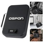 Gun Safe Case for Bedside, Nightstand, Car, Under Bed Stack-On Pistol Safe, Small Hidden Handgun Safe Portable Money Safe with 3 Digits Combination Lock, Quick-access Lid Safety Device (300CY-H)