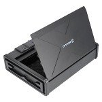 Brihard Portable Pistol Biometric Safe, Fingerprint Gun Safe, Compact Storage Box with Backlit Keypad for Weapons, Cash, and Jewelry, Rust-proof with Anti-theft Wire Rope safe for Cars, Homes, Travel