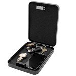 Combo Lock Quick Access Gun Safe- Portable Safe Box Security Case Lock for Car, Home, 9.4 * 6.5 * 1.8in