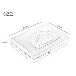 AJDGL Portable Biometric Fingerprint Gun Pistol Safe Jewelry Handgun Safe Box for Home Car Bedside Nightstand, Safety Security
