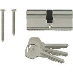 Yale 1-Star Euro Cylinder Lock - Nickel Finish