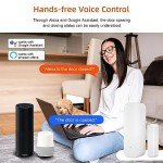 Smart WiFi Door Sensor: Wireless Window Sensor with App Notification Alert, Tuya Door Open Contact Sensor for Home Security, No Hub Required, Compatible with Alexa Google Assistant