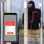 WiFi Door Sensor, Intelligent Window Contact Sensor, Wireless Window Door Sensor Alarm, Compatible with Alexa and Google Assistant, No Hub Required