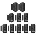 VOXON Wireless Door and Window Alarm Sensor 10 Pack 2 Modes Magnetic Window Door Burglar Alarm with 100dB Loud for Kids Safety Home Shop Security