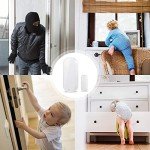 HEIMAN WiFi Door Sensor, Smart Window Door Sensor Alarm, Contact Sensor for Home Security, Wireless Magnetic Door Open Detector and APP Remote Notification Compatible with Alexa and Google Assistant
