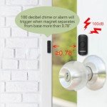 VOXON Wireless Door and Window Alarm Sensor 10 Pack 2 Modes Magnetic Window Door Burglar Alarm with 100dB Loud for Kids Safety Home Shop Security