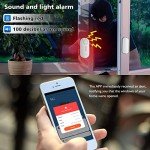 WiFi Door Window Sensor Alarm: WiFi Door Sensor with App Alerts, 120 dB Siren,Timed Arming and Disarming, Pool Alarm for Kids Safety, Window Alarm Compatible with Alexa Google Assistant (1pack)