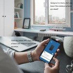 WiFi Door Window Sensor Alarm: WiFi Door Sensor with App Alerts, 120 dB Siren,Timed Arming and Disarming, Pool Alarm for Kids Safety, Window Alarm Compatible with Alexa Google Assistant (1pack)