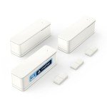 Bosch Smart Home door/window contact II [+M], smart sensor for energy-efficient heating, flexible use in the Bosch Smart Home system or in manufacturer-independent Matter systems, set of 3