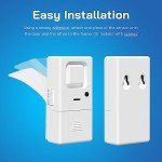 Door Window Alarm Home Security Sensor Burglar Anti-Theft 110DB Alarm with Batteries Included by Rosmila (6 Pack)