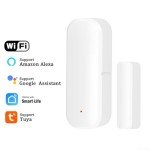 WiFi Smart Door Sensor Door Magnet with Voice Support Security Door Magnet With Voice Support Magnetic Contact Blueteeth Wireless(WIFI)