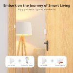2 Pack SONOFF SNZB-04P Zigbee Door Window Sensor, Send Alert to Your Smartphone for Home Security, Compatible with Alexa/Google Home, SONOFF Zigbee Bridge Required, Batteries Included