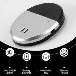 2pcs Window Vibration Alarm Sensor 130dB Siren Ultra Slim Window Alarms Glass Break Security Alert Alarm Sensors Window Vibration Alarms Stick on for Home Office Caravans Dorm Shed Doors Windows RV
