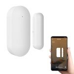XNY Smart Wireless Door Window Sensor 2.4GHz WiFi Door Sensor for Home Security System with APP Notification, Open Door Detector