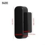 Zilimontt For Tuya WiFi Door Sensor For Window For Smart Home Wireless Detector Remote Control,Two AAA Batteries Power,Smartphone Control Door Sensor For Window