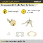 5 Pin Rim Cylinder Brass Lock - Sterling RCB100