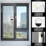 2pcs Window Vibration Alarm Sensor 130dB Siren Ultra Slim Window Alarms Glass Break Security Alert Alarm Sensors Window Vibration Alarms Stick on for Home Office Caravans Dorm Shed Doors Windows RV
